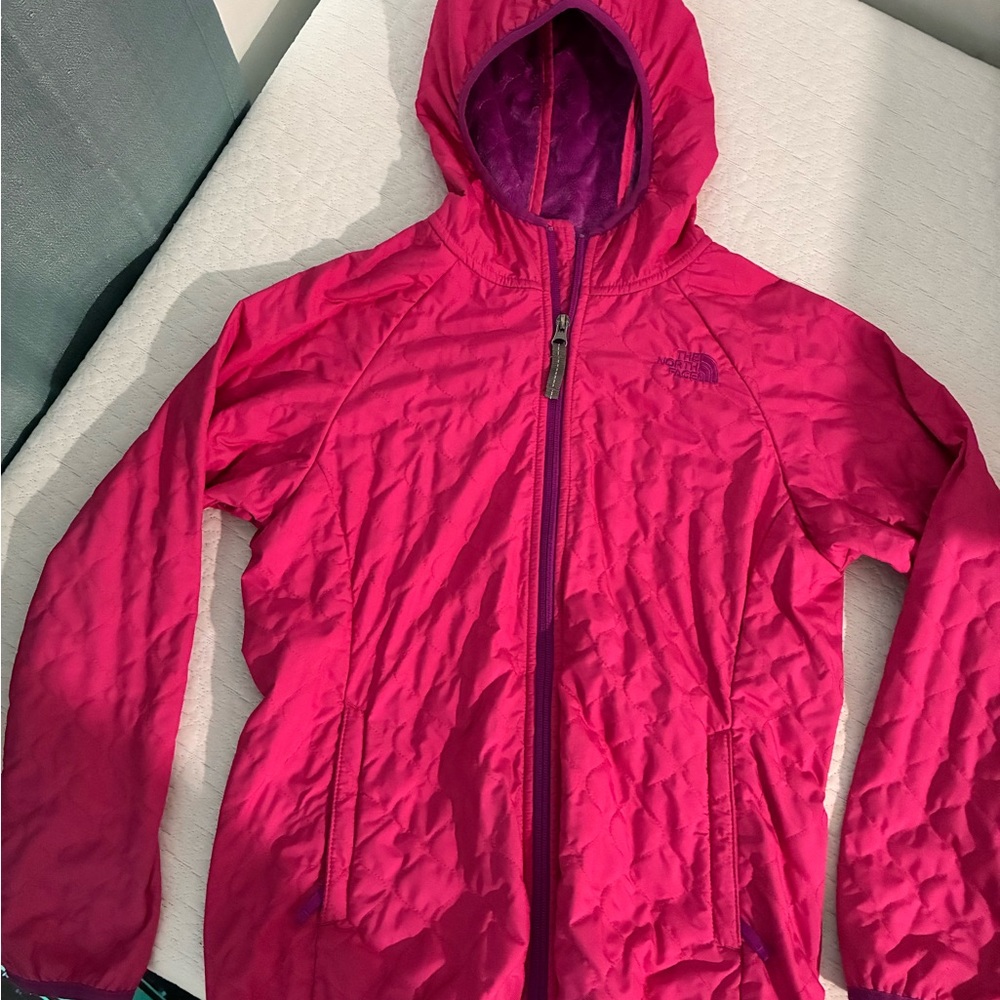 The North Face Kids Fuchsia Raincoat